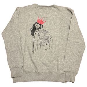 QUEER EYE Graphic Sweatshirt ‘Queen of F’ing Everything’ Gray Size XS Adult